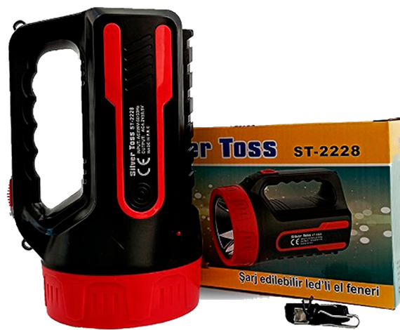 Ліхтар ручний з акумулятором Silver Toss ST-2228 8W чорний (ST-2228_700) | Зображення 4