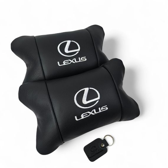 Дорожня подушка в автомобіль Lexus, Утримуюча подушка для шиї в автомобілі, Подарунок автолюбителю WB-61 | Зображення 6