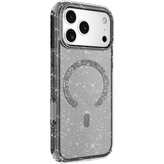 Чохол TPU Eclipse Sparkle (MagFit) для Apple iPhone 17 Pro (6.3") Black | Зображення 1