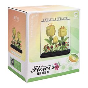 Дитячий Конструктор Ornament Flower 7375 у колбі, 338 деталей