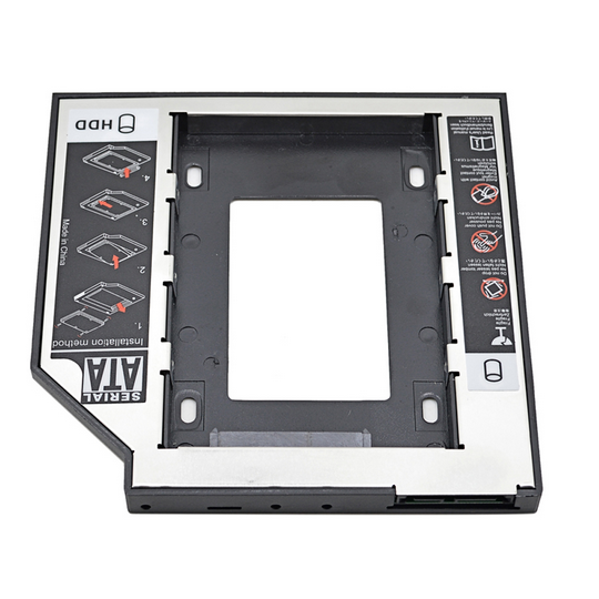 Перехідник адаптер CD/DVD 9.5 mm to HDD/SSD 2.5" | Зображення 1
