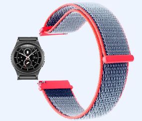 Нейлоновий ремінець Primo для годинника Samsung Gear S2 Classic SM-R732 / RM-735 - Neon Red