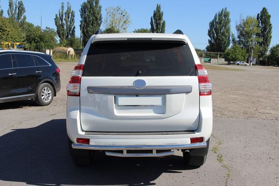 Задняя дуга AK002-2v1 (нерж) для Toyota Land Cruiser Prado 150 | Зображення 1