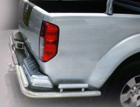 Задняя защита AK003-Special (нерж) для Nissan Navara 2006-2015 гг