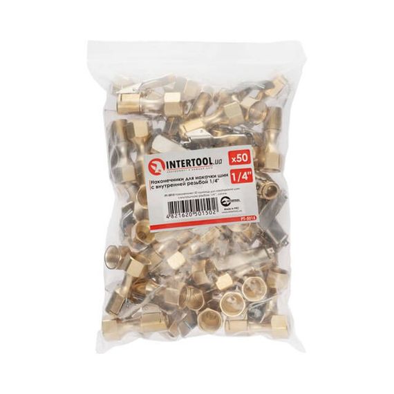 Наконечники для накачування шин, 50 од. INTERTOOL PT-5015 | Зображення 4