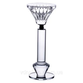 Подсвечник стеклянный на ножке 6×17.3 см прозрачный декоративный подсвечник на стол HP-4-10S