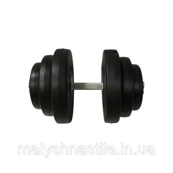 Гантель наборная композитная в пластиковой оболочке Rock Pro-R 19,5 кг NE-PL-R-019