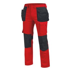Штани робочі CETUS, червоні, розмір 28