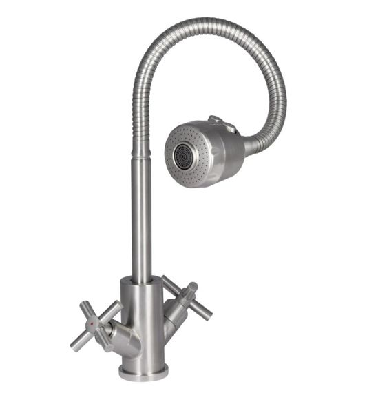 Змішувач для кухні Lidz Wind 013F4, Nickel LDWIN013F4NKS43391 | Зображення 1