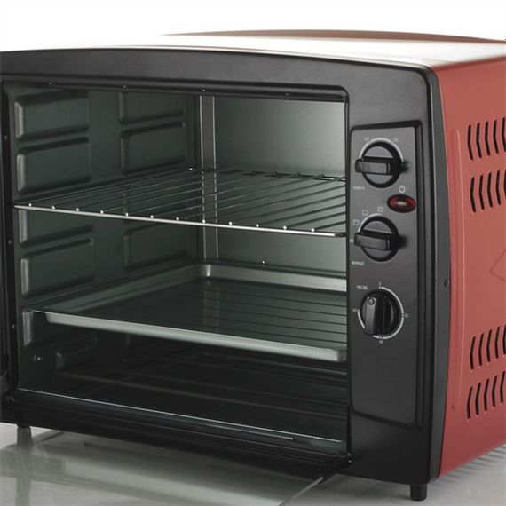 Электрическая печь VILGRAND VEO650-14. QN-487 Цвет: красный