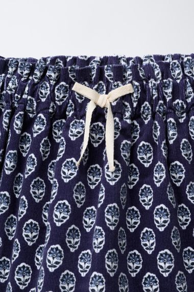 Дитяча вельветова спідниця-шорти для дівчинки Zara 92 см Темно-синя (26021008B) | Зображення 2