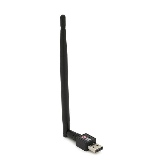 Бездротовий мережний адаптер з антеною 5DBI Wi-Fi-USB Merlion LV-UW02-5DB,7601,802.11bgn, 150MB, 2.4 GHz,