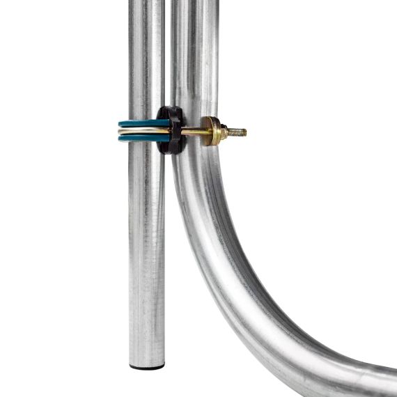 Батут дитячий Atleto 252 см із захисною сіткою для дому та дачі синій 21000800 | Зображення 2