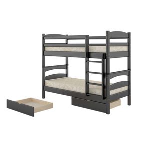 Двухъярусная детская кровать iSmart Чикаго Мини Венге 90х200 см с ящиками (DDMBG-2288)
