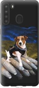 Чехол на Samsung Galaxy A21 Патрон из силикона FCh_004890