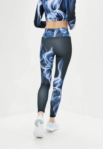 Спортивні легінси 4Profi з принтом "Дим" розмір XL дайвінг 16176 | Зображення 3