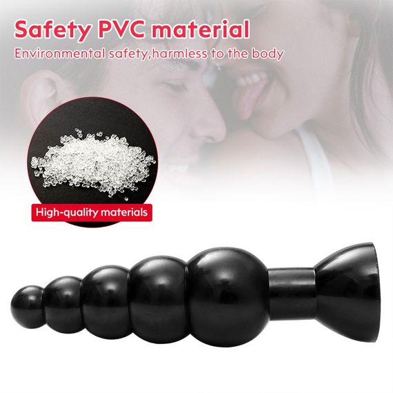 Анальна пробка-ялинка на присосці 16*5,5 см | Зображення 8