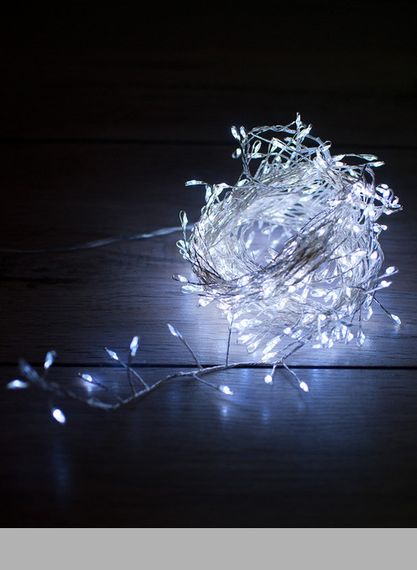 Гірлянда-місура срібний провід 220В пульт дистанційного керування 8 режимів 50m 1500L (47393-_697)