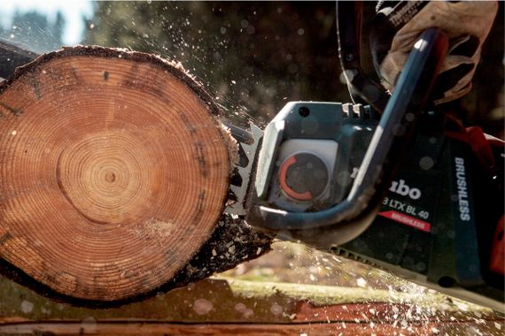 Ланцюгова пила акумуляторна Metabo MS 36-18 LTX BL 40 (601613850) | Зображення 2