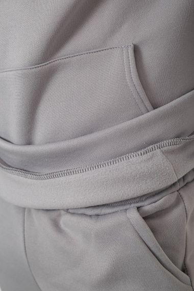 Спортивный костюм мужской на флисе, цвет серый, 238R57046 | Зображення 5
