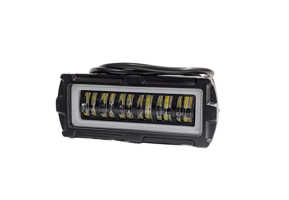 Світлодіодна фара StarLight HP-GZD-306-01 ближнє світло (біле+жовте) + DRL 12/24V