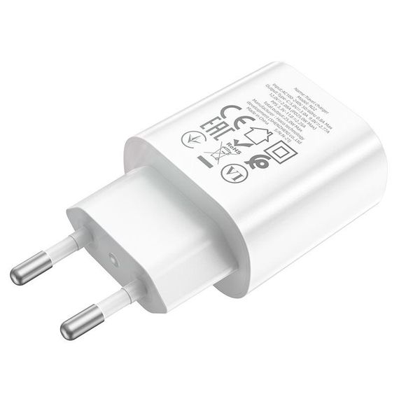 СЗУ HOCO N22.1xUSB-C, PD25W, White | Зображення 2