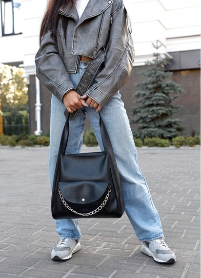 Сумка жіноча Sambag HOBO BLISS Чорна 31 х 31 х 12 см (53453001) | Зображення 5