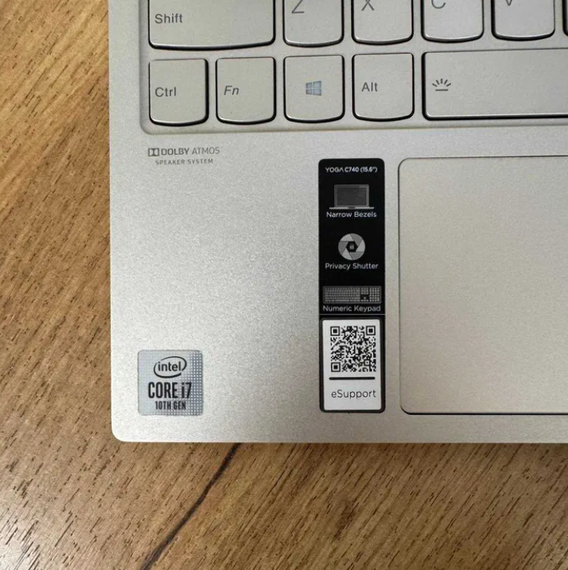 Ноутбук Сенсорний Lenovo Yoga C740-15IML x360 i7 10510U 12Gb SSD 512Gb  Б/В | Зображення 7