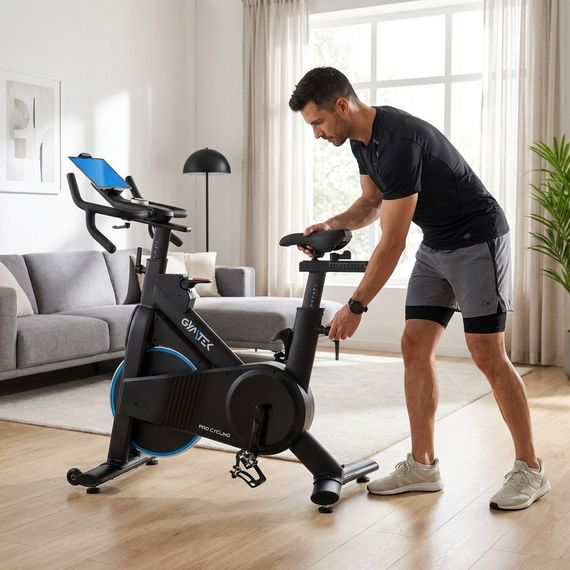 Спінбайк Gymtek XS2000 електромагнітний синій | Зображення 4