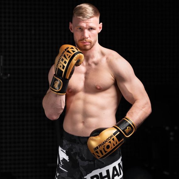 Боксерські рукавиці Phantom APEX Elastic Gold 16 унцій | Зображення 12