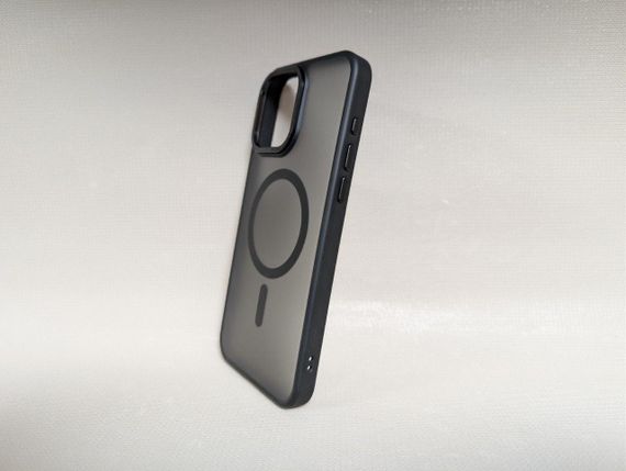 Чохол для iPhone 15 Pro Max / Айфон 15 Про Макс, GUARD MATTE, протиударний, Soft Touch, з MagSafe, чорний | Зображення 2