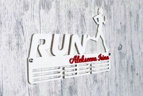 Медальниця для легкої атлетики, для бега, run, холдер для медалей