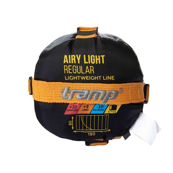 Спальний мішок  Tramp Airy Light ковдра з капюш  правий yellow/grey 190/80 UTRS-056-R | Зображення 2