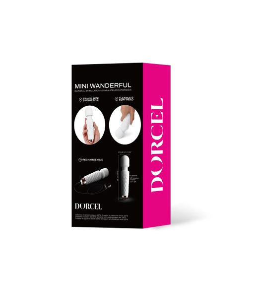 Мінівібромасажер Dorcel Wand Mini Wanderful White Sex Aura | Зображення 5