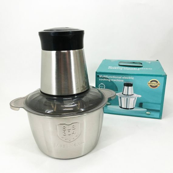 Блендер настільний електричний, Подрібнювач продуктів зі скляною чашею, Блендер для овочів TM-26