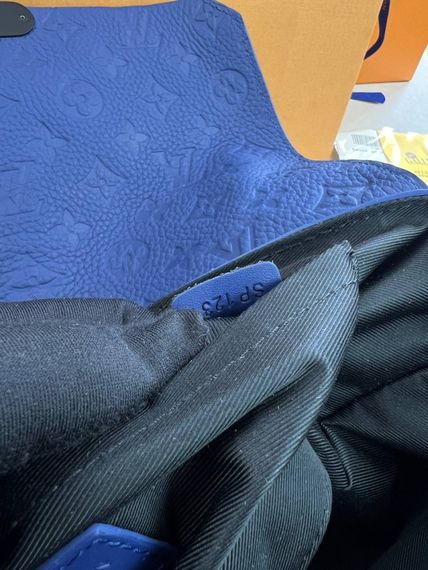 Месенджер синiй Louis Vuitton S-Cape Blue c849 | Зображення 9