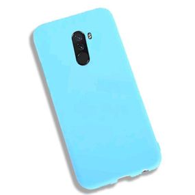 Чохол Candy Silicone для Poco F1 колір Бірюзовий