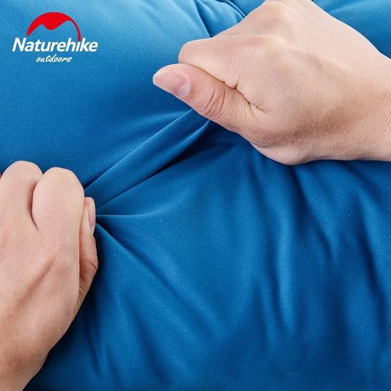 Подушка самонадувна Naturehike Sponge automatic NH17A001-L, світло блакитна | Зображення 4