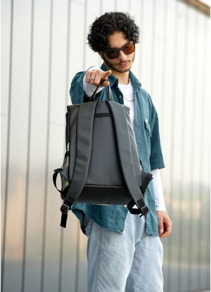 Чоловічий рюкзак Sambag RENEDOUBLE чорно-сірий 37 х 31 х 14 см (27151130rm) | Зображення 7