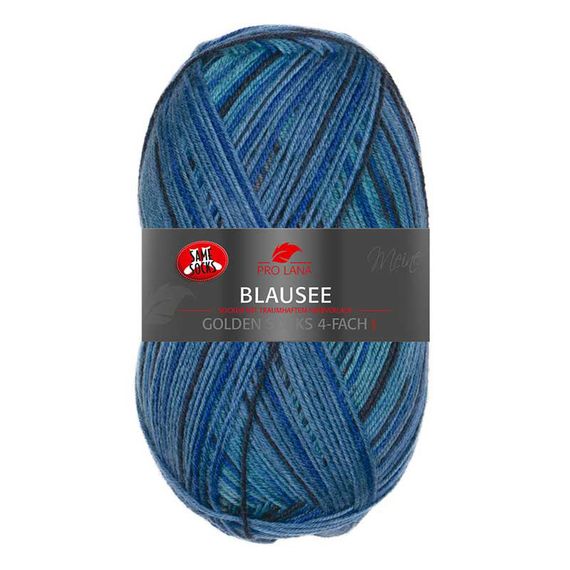 Шкарпеткова пряжа Pro Lana Golden Socks Blausee, 11 | Зображення 1