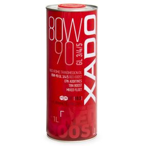 Трансмісійна олива XADO Atomic Oil GL-3/4/5 RED BOOST 80W-90  1л