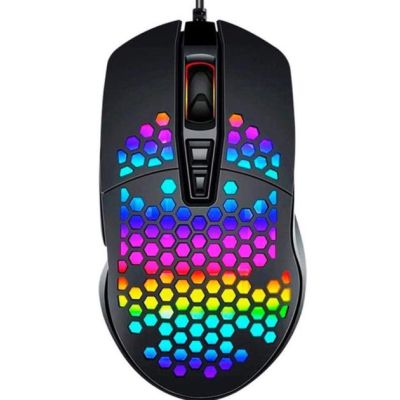 Мышка XO M4 4000 DPI RGB USB Black (XO-M4-BK)