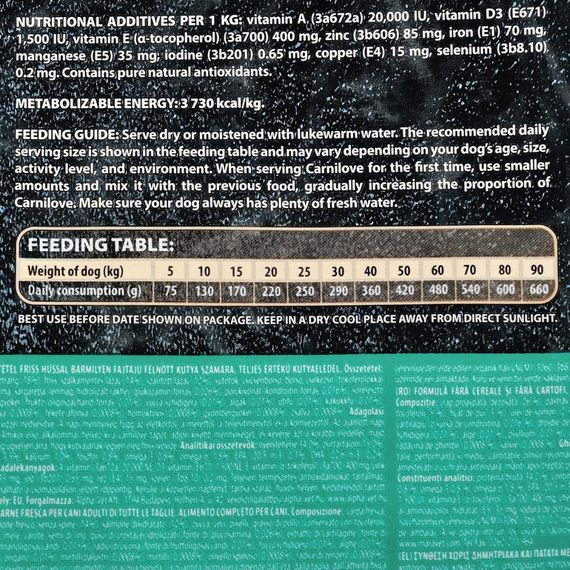 Корм сухий Carnilove Fresh Carp and Trout for Adult dogs для дорослих собак усіх порід з коропом та фореллю 1,5 кг | Зображення 4