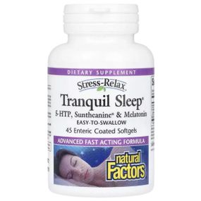 Комплекс для сна Natural Factors Stress-Relax Tranquil Sleep 45 Softgels