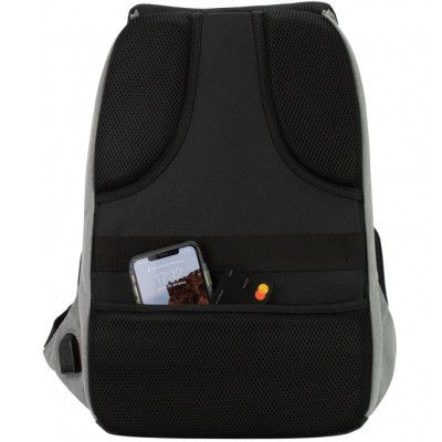 Рюкзак школьный Optima 18.5" USB Anti-Theft унисекс 0.7 кг 16-25 л Серый (O96917-03) - Топ Продаж! | Зображення 1