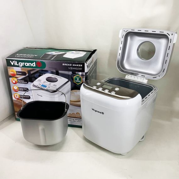 Електрична побутова хлібопічка ViLgrand VBM6091 600 Вт, 19 програм, Електронна хлібопічка WF-22 | Зображення 7