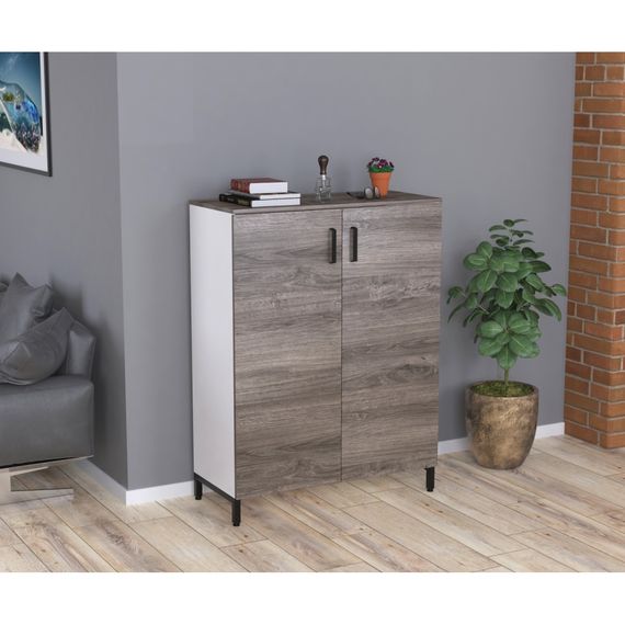 Тумба офисная Loft Design LT-900-1200 белая дуб палена | Зображення 5
