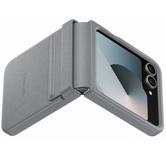 Кожаный чехол Leather Case (AAA) для Samsung Galaxy Z Flip6 | Зображення 4