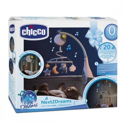 Мобиль Chicco NEXT2DREAMS голубой (07627.20) | Зображення 1