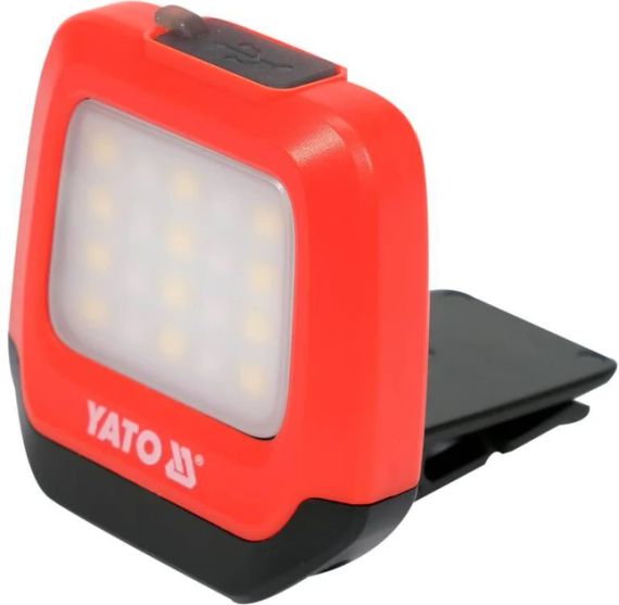Фонарь налобный диодный 2в1 аккумуляторный USB YATO YT-08598 | Зображення 2